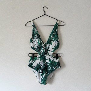 Mara Hoffman One Piece Palm Pattern Small